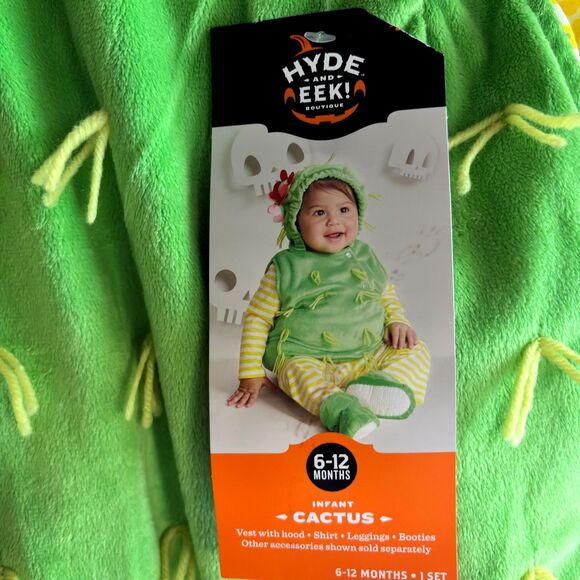 HYDE AND EEK Baby 6-12 mos. Infant CACTUS Halloween Costume Complete Set #S - Picture 1 of 3